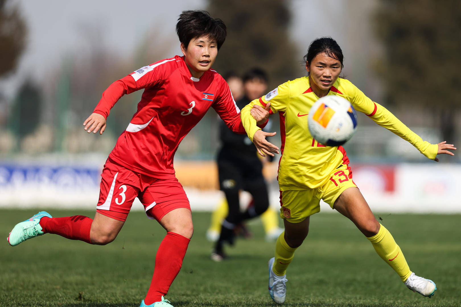 韩国女足风采十足，收获胜利